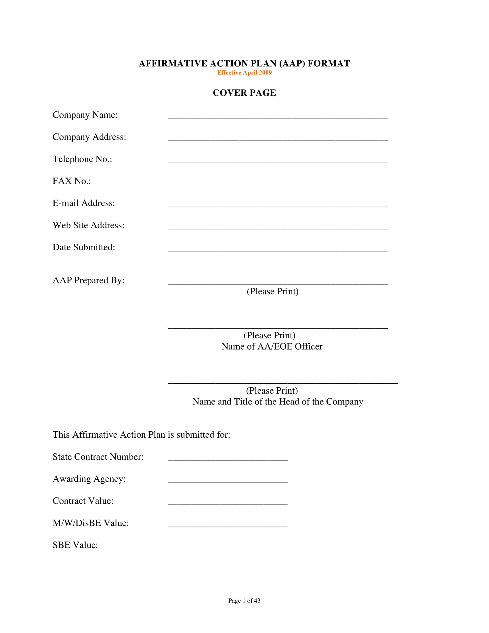 Affirmative Action Plan 17+ Examples, How to Create, PDF, Word