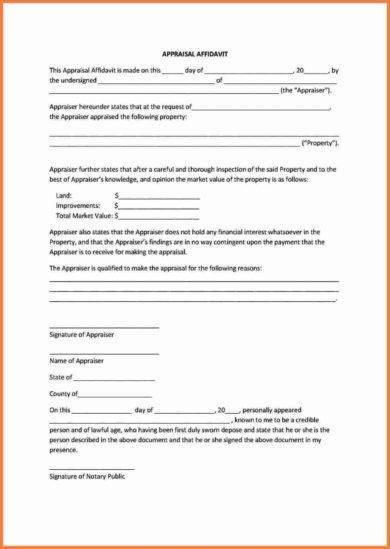 Free Affidavit Form Examples - 44+ PDF | Examples