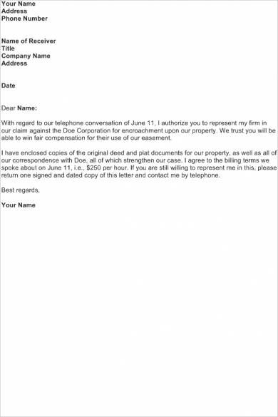 Letter Of Authorization From Property Owner from images.examples.com