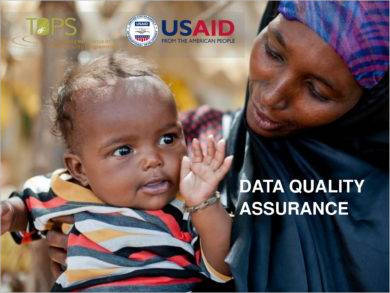 basic data quality assurance plan example