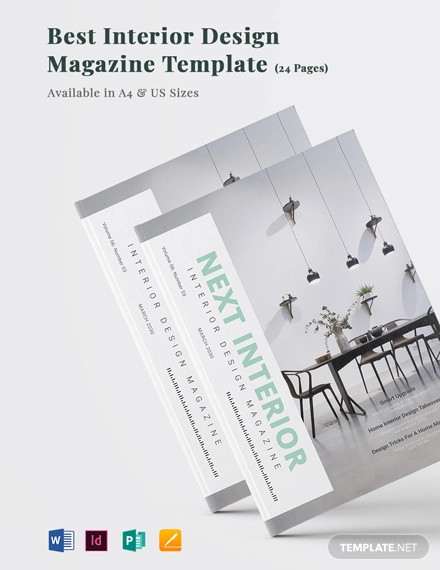 Best Interior Design Magazine Template