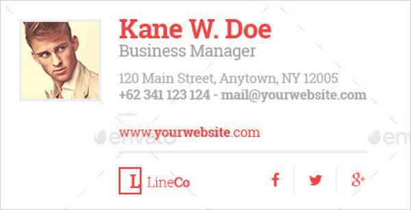 business manager design example