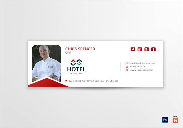 Chef Email Signature Template