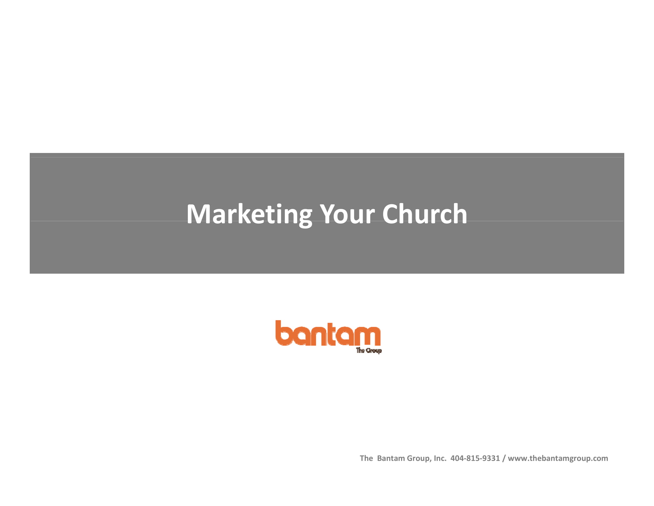 church marketing plan example 01
