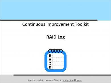 Comprehensive RAID Log Example
