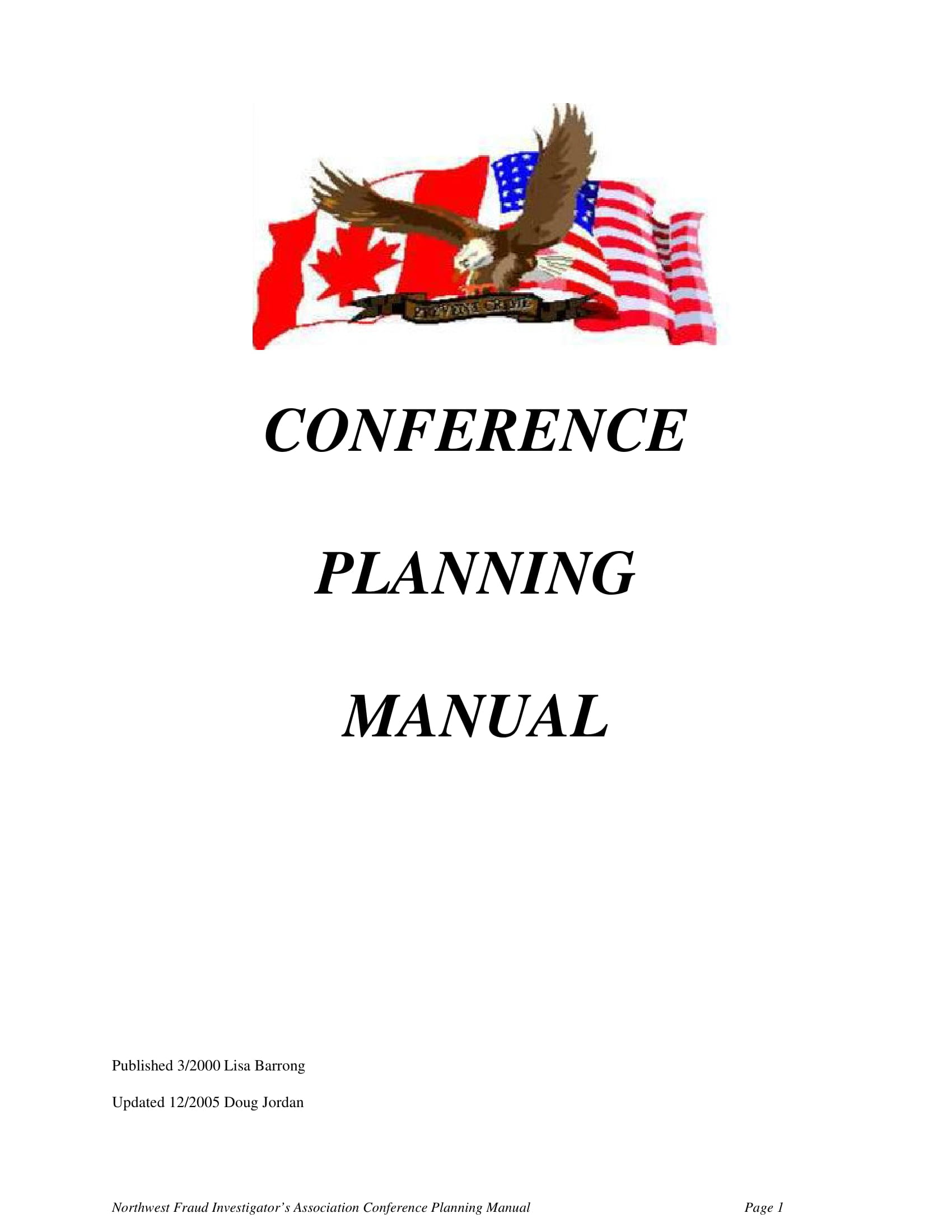 conference project planning manual example 01