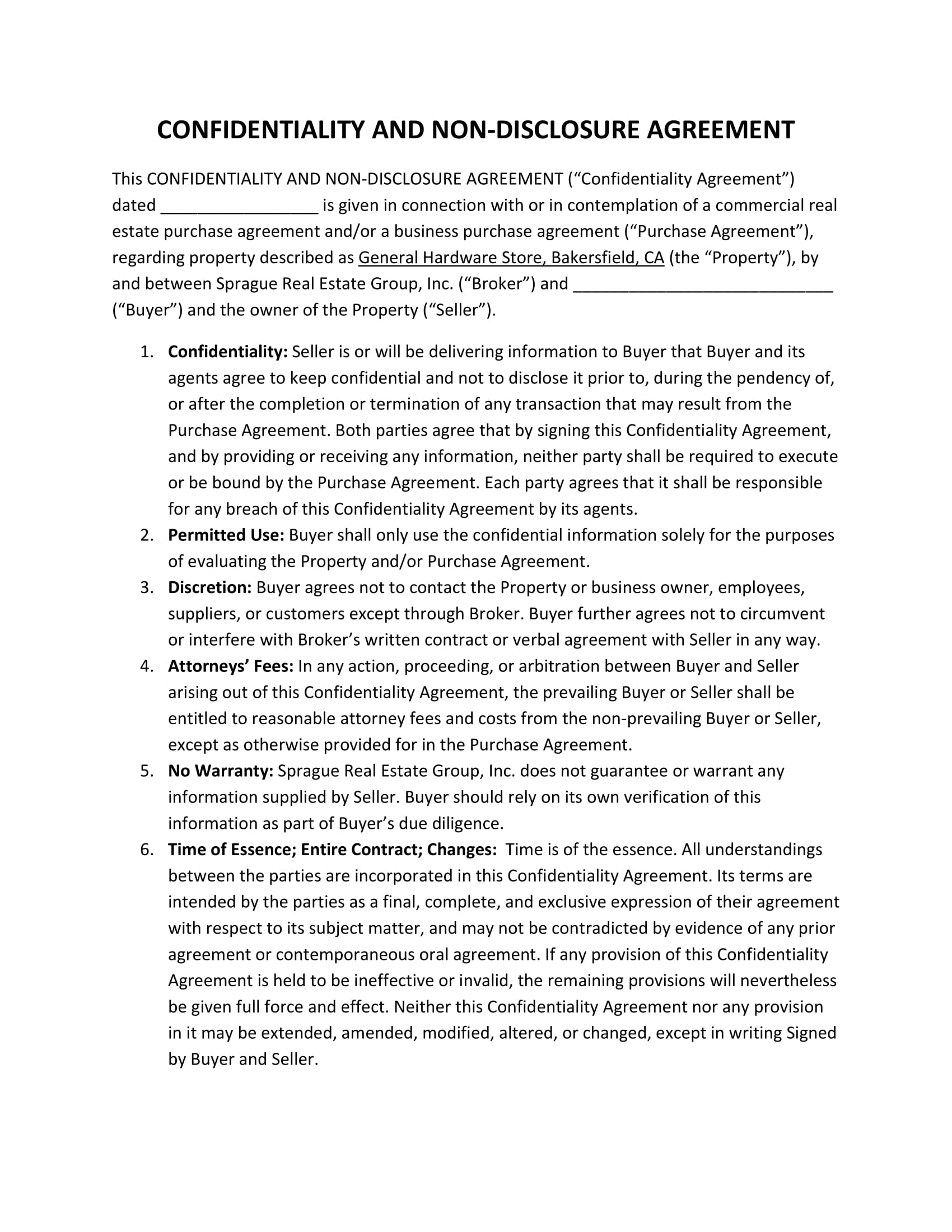 15 Real Estate Confidentiality Agreement Examples Doc Pdf Examples
