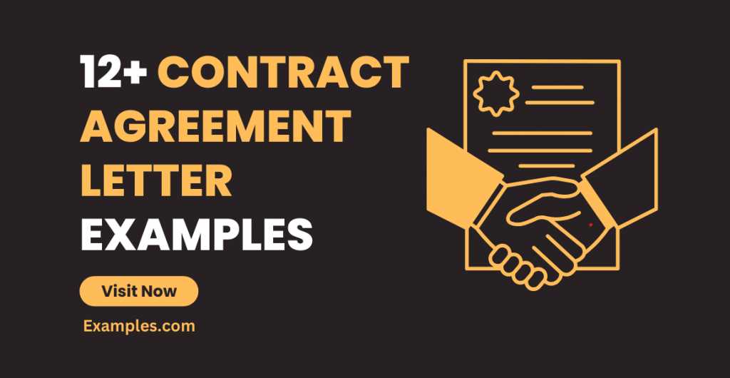 Contract Agreement Letter Examples