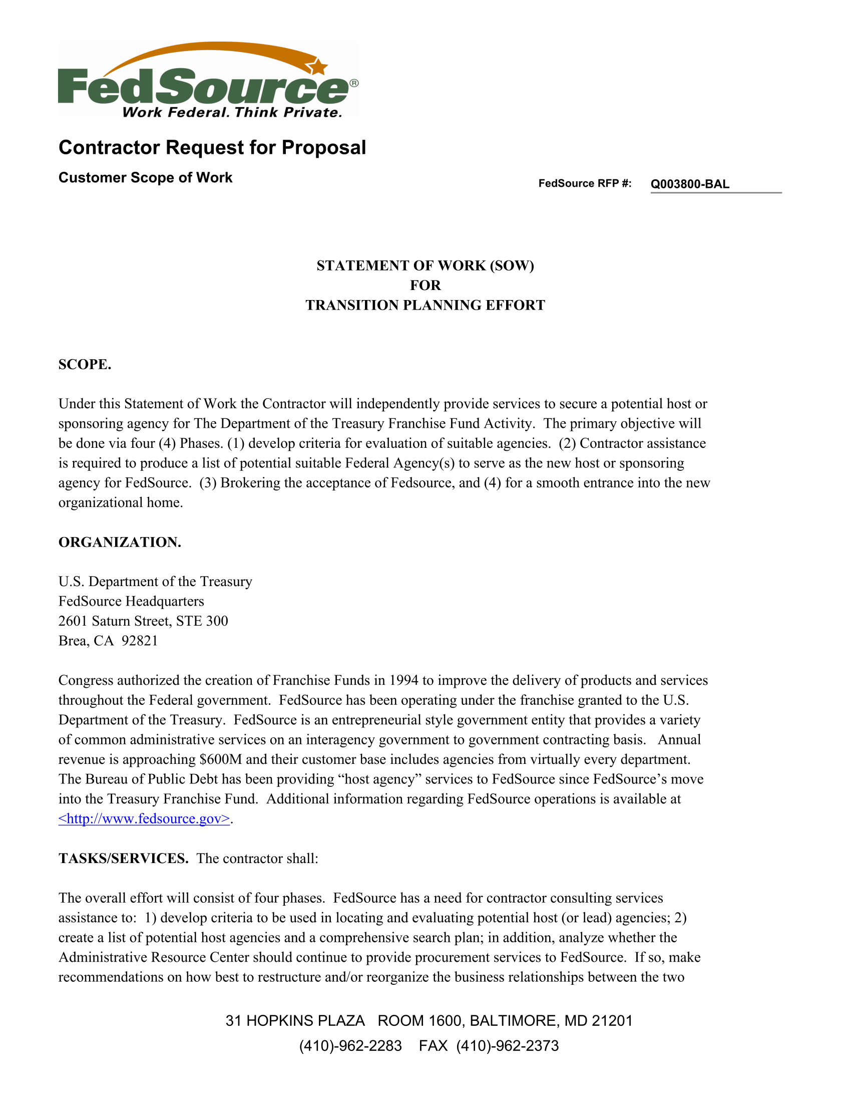 Sample Bid Proposal Template