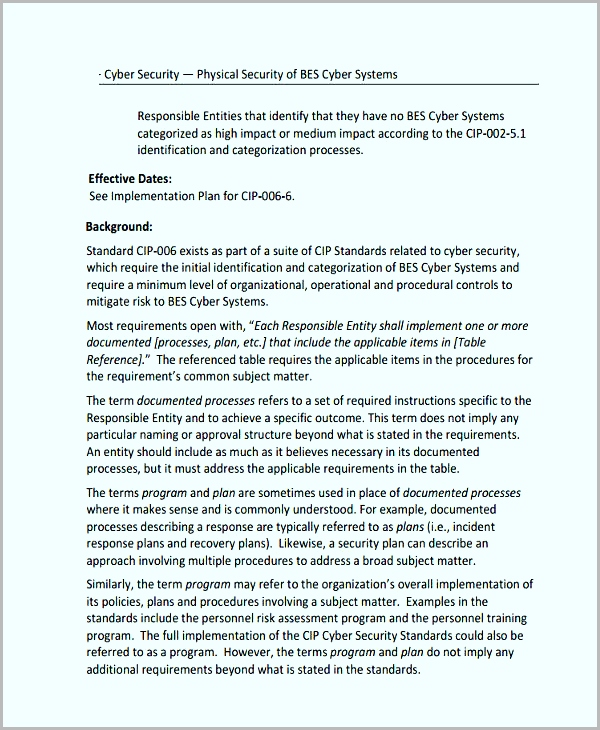 Security Operational Plan 9+ Examples, Format, Pdf Examples