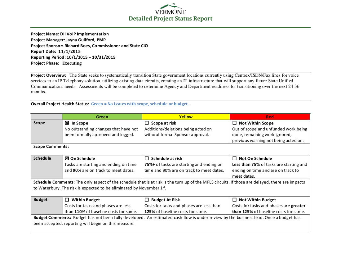 Project Status Report 15 Examples Format Pdf Examples - Bank2home.com