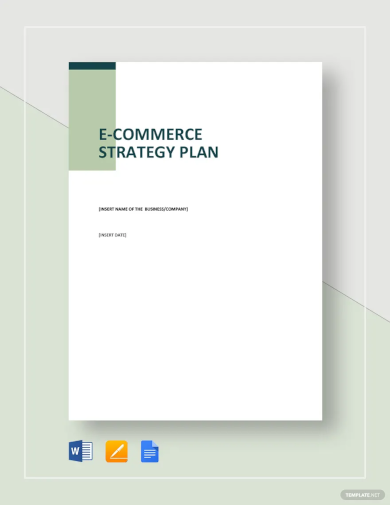 e commerce strategy plan template