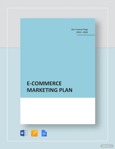 e commerce marketing plan template