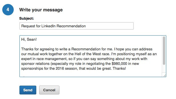 great linkedin recommendation examples for recruiter