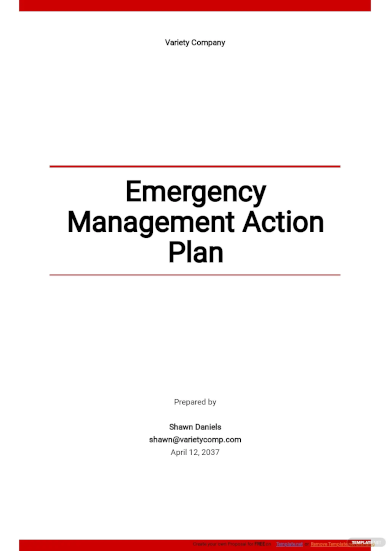 Emergency Action Plan - 26+ Examples, Format, Google Docs, Word, Pages, Pdf