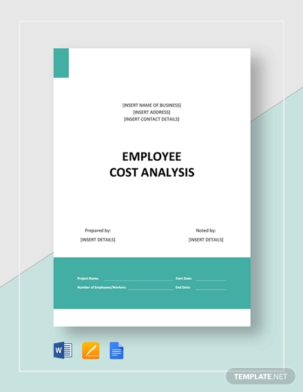 employee cost analysis template