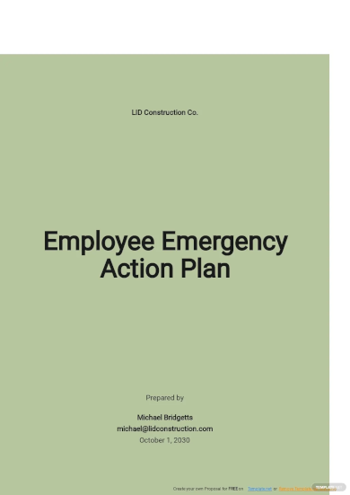 Emergency Action Plan - 26+ Examples, Format, Google Docs, Word, Pages, Pdf