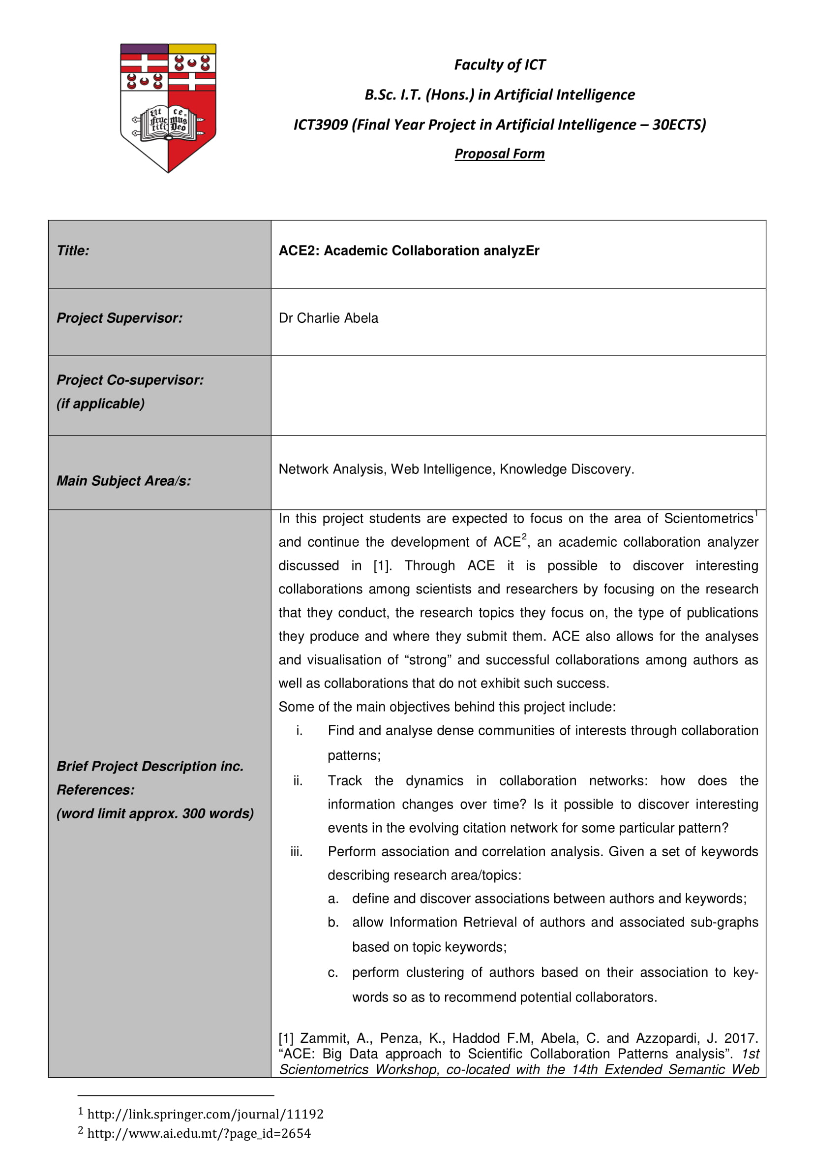 Final Year Project Proposal 9 Examples Format Pdf Examples