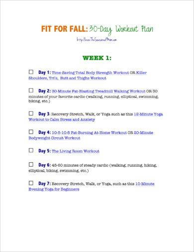 fit for all 30 day workout plan example