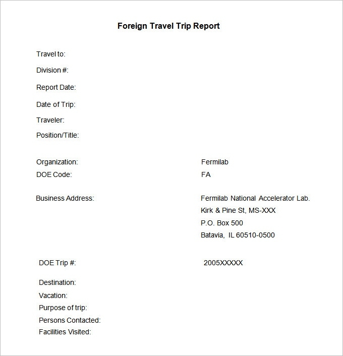 Business Trip Report 13 Examples Format Tips Pdf