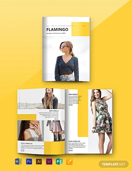 Free Fashion Catalog Template