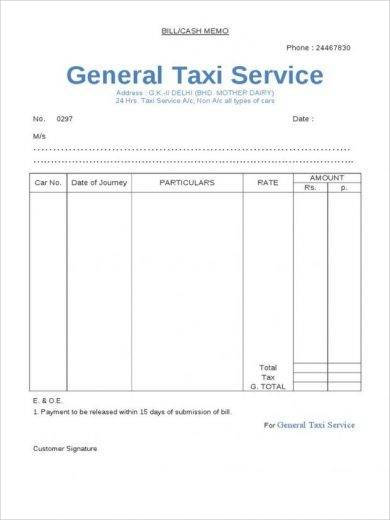 10+ Taxi Receipt Examples - PDF, Word | Examples