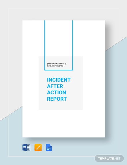 INCIDENT REPORT TEMPLATE
