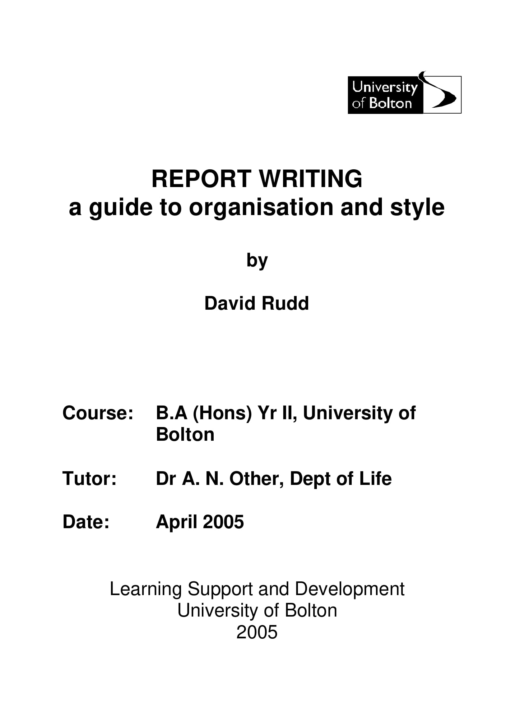 it management report writing guide and template example 01