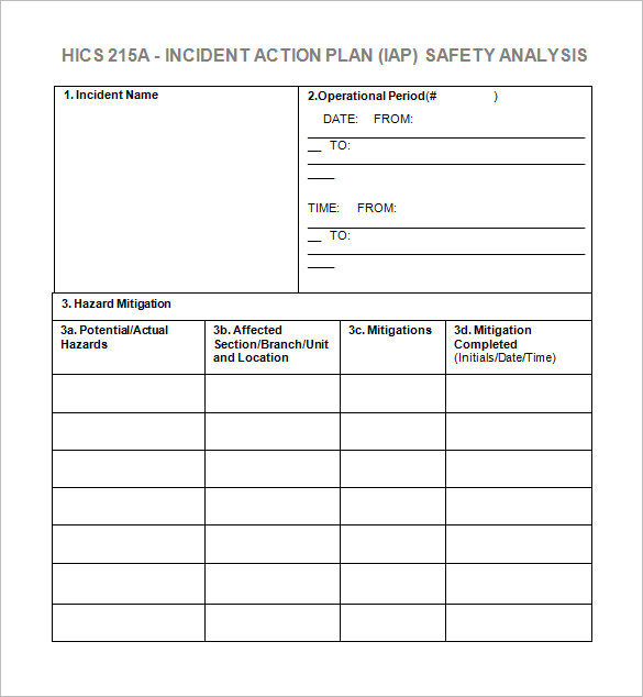 incident action plan safety analysis example1
