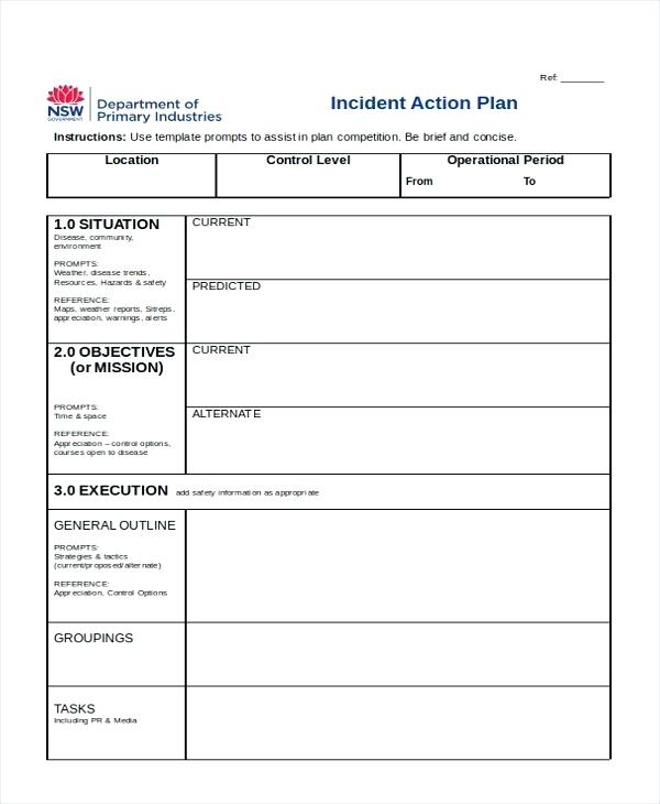 Incident Action Plan Template1