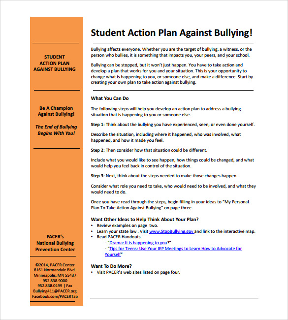 Action Plan For Students 11 Examples Format Pdf Examples