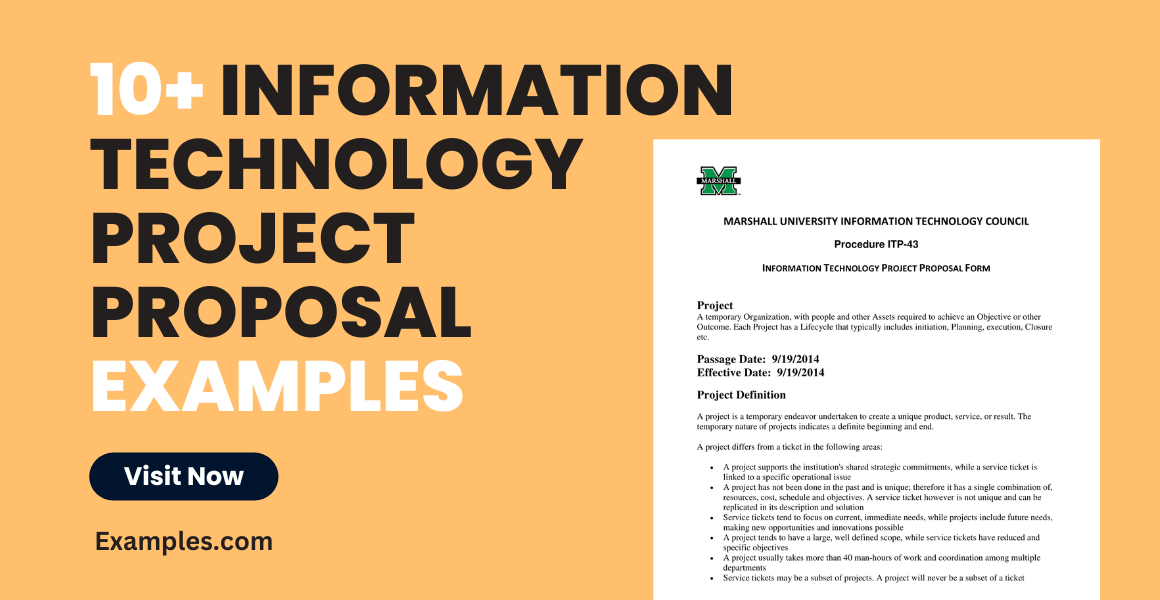 Information Technology Project Proposal Examples