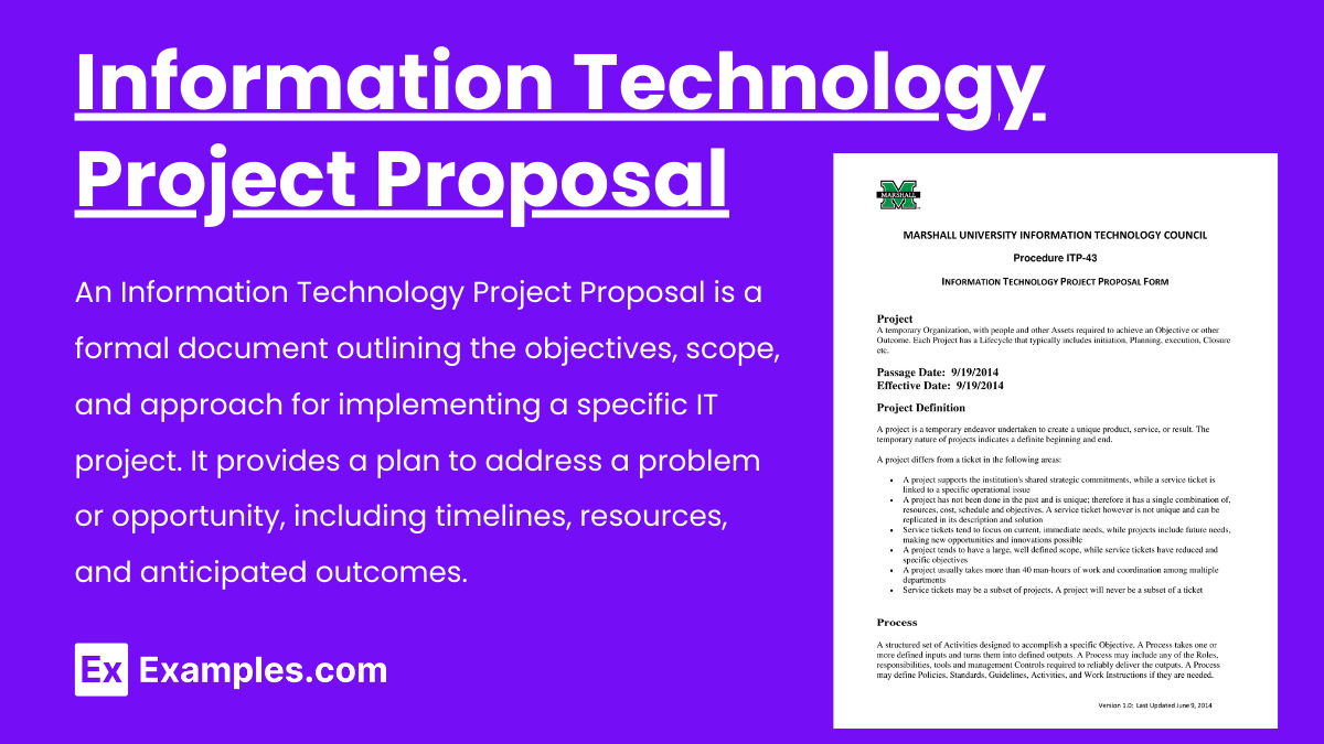 Information Technology Project Proposal