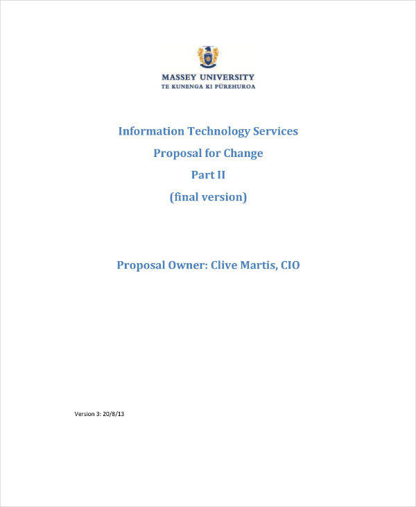 information technology services project proposal example