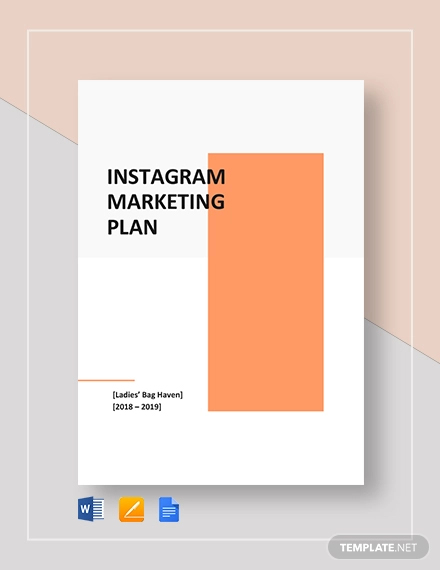 instagram marketing plan template
