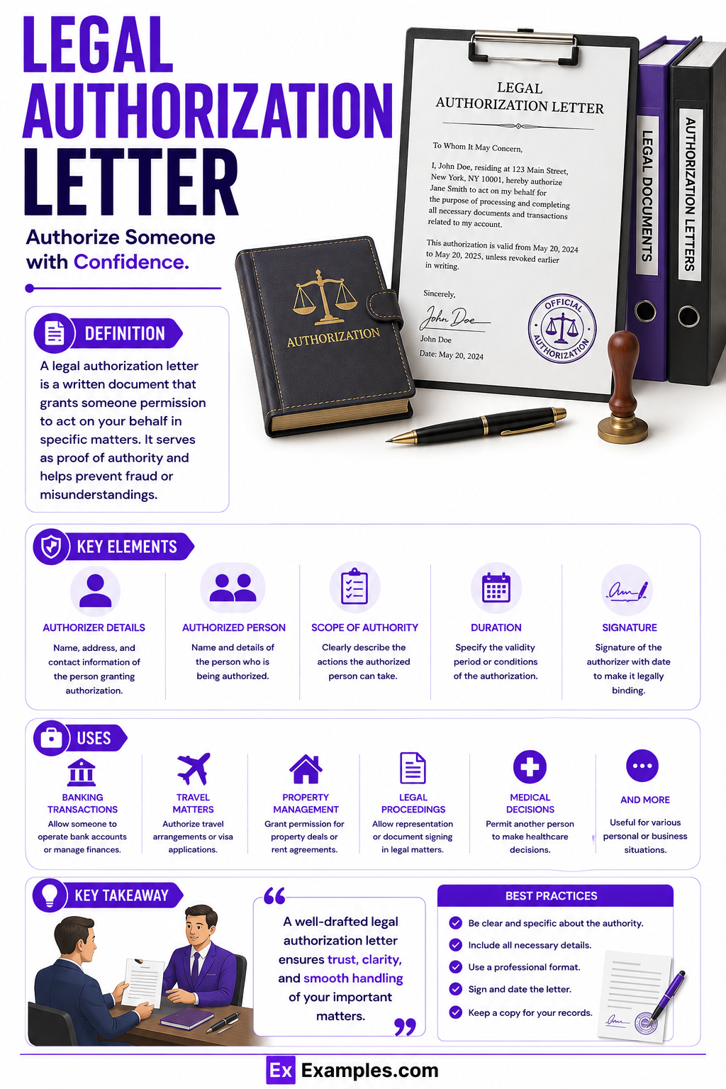 12+ Legal Authorization Letter Examples to Download