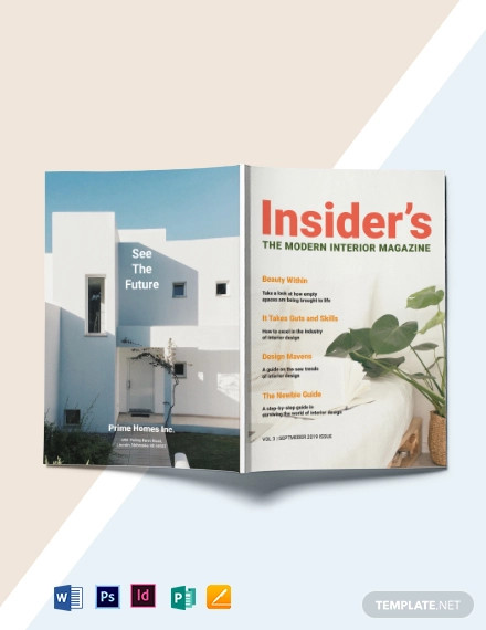 Modern Interior Magazine Template