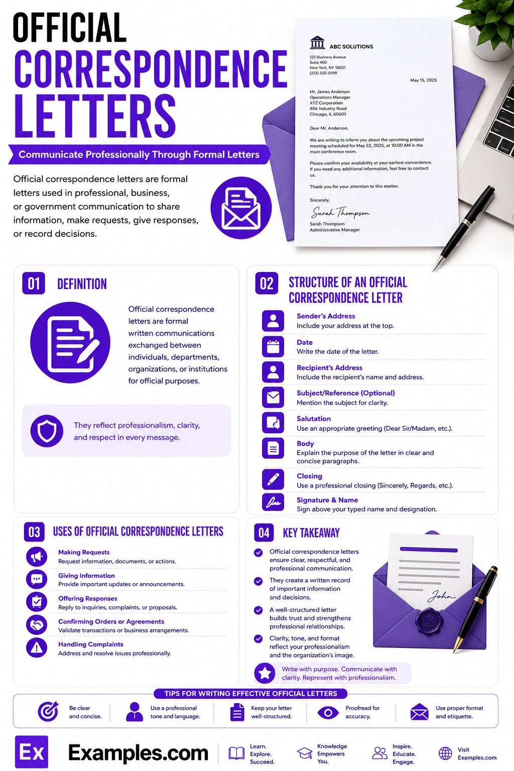 7+ Official Correspondence Letter Examples to Download