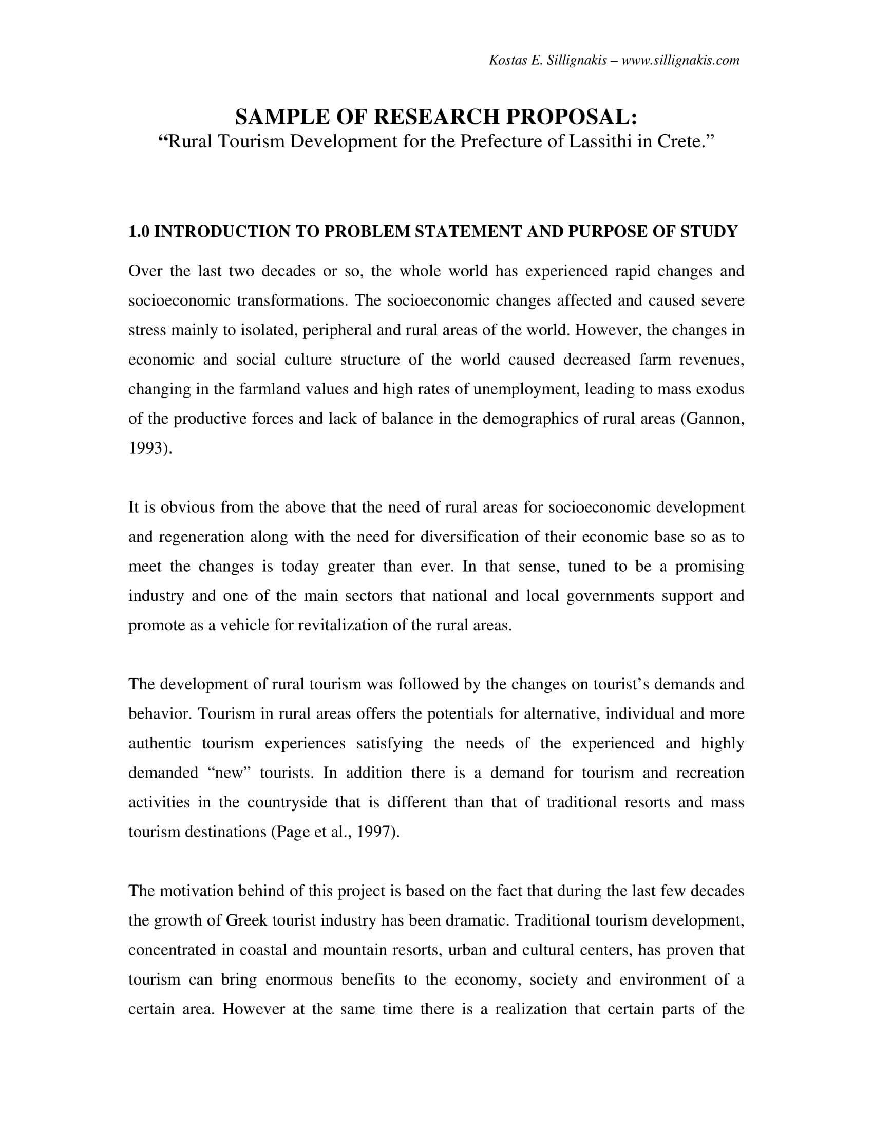 abstract on research proposal