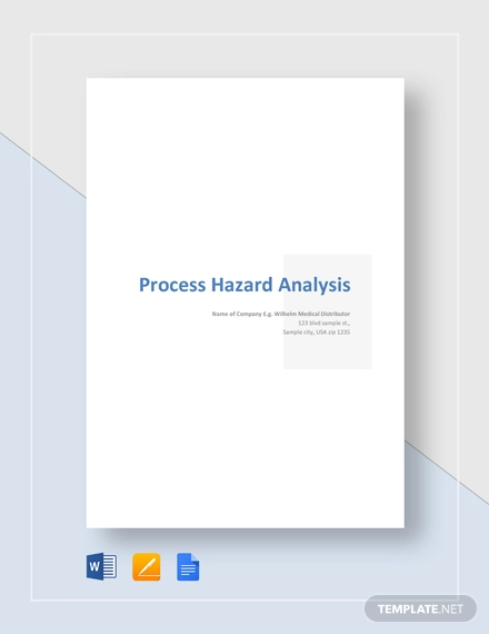 Process Hazard Analysis Example