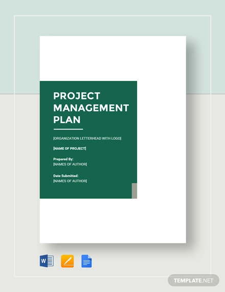 project management plan example
