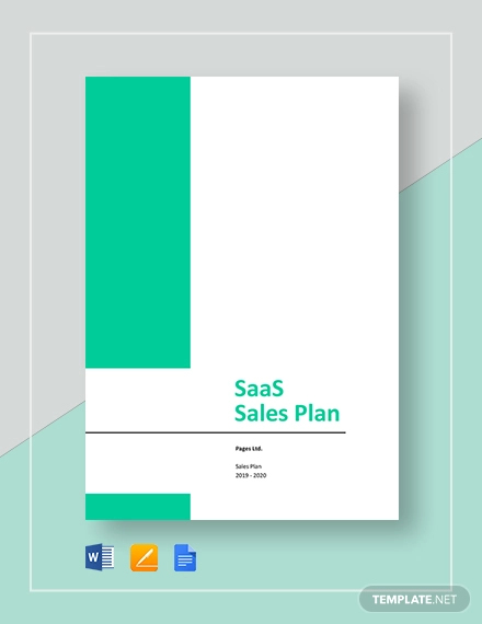 SaaS Sales Plan Template