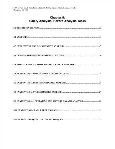 Safety Analysis: Hazard Analysis Tasks Example