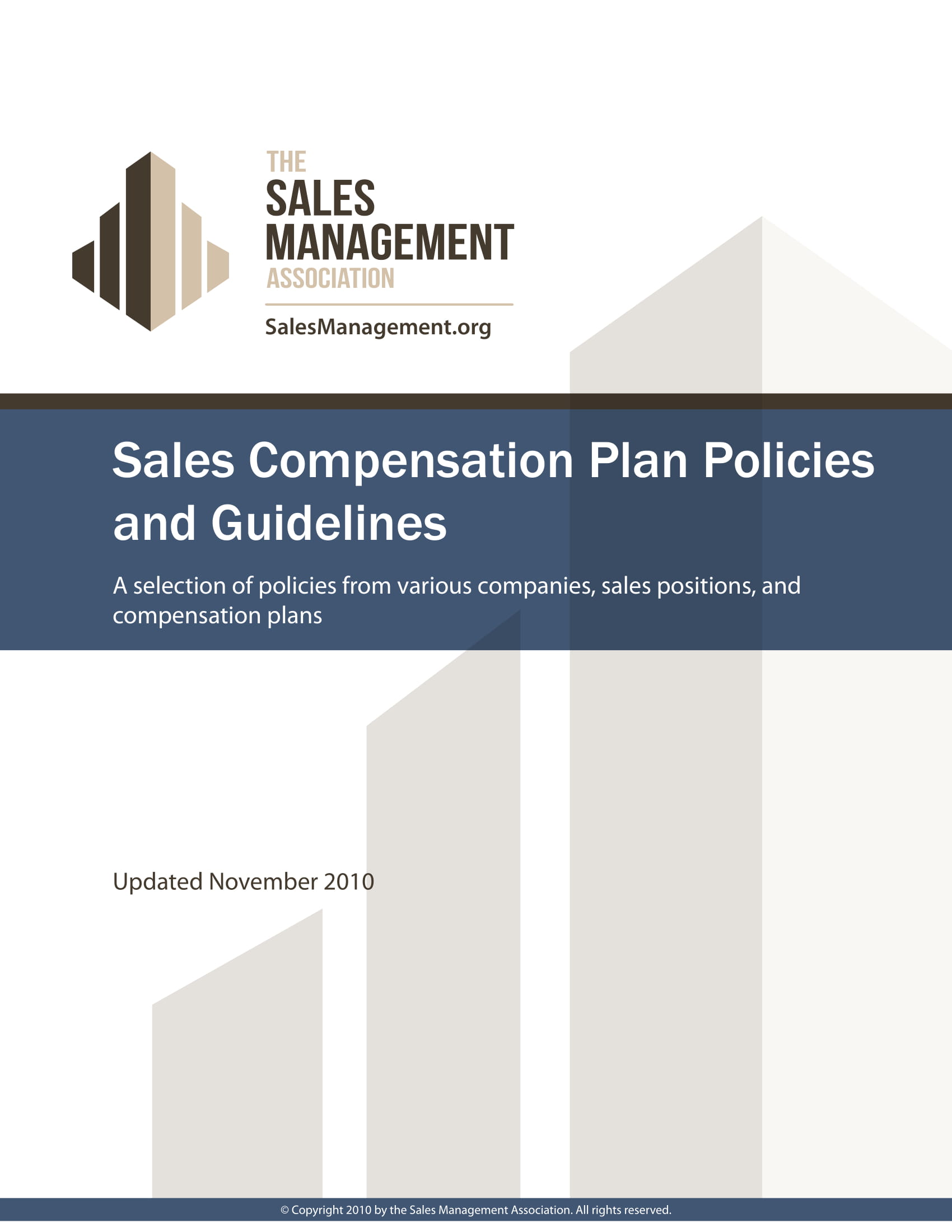 Sales Compensation Plan Format and Content Guidelines Example 1
