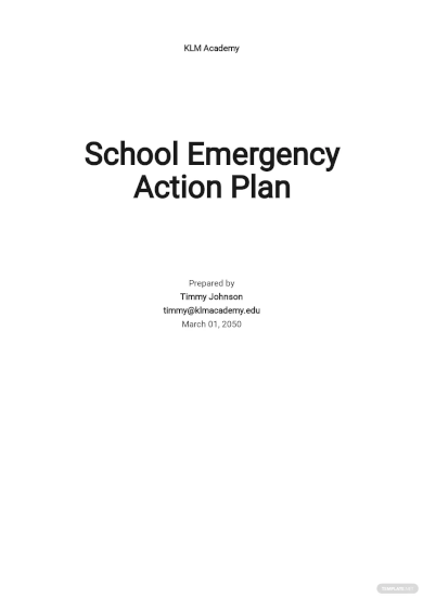 Emergency Action Plan - 26+ Examples, Format, Google Docs, Word, Pages, Pdf