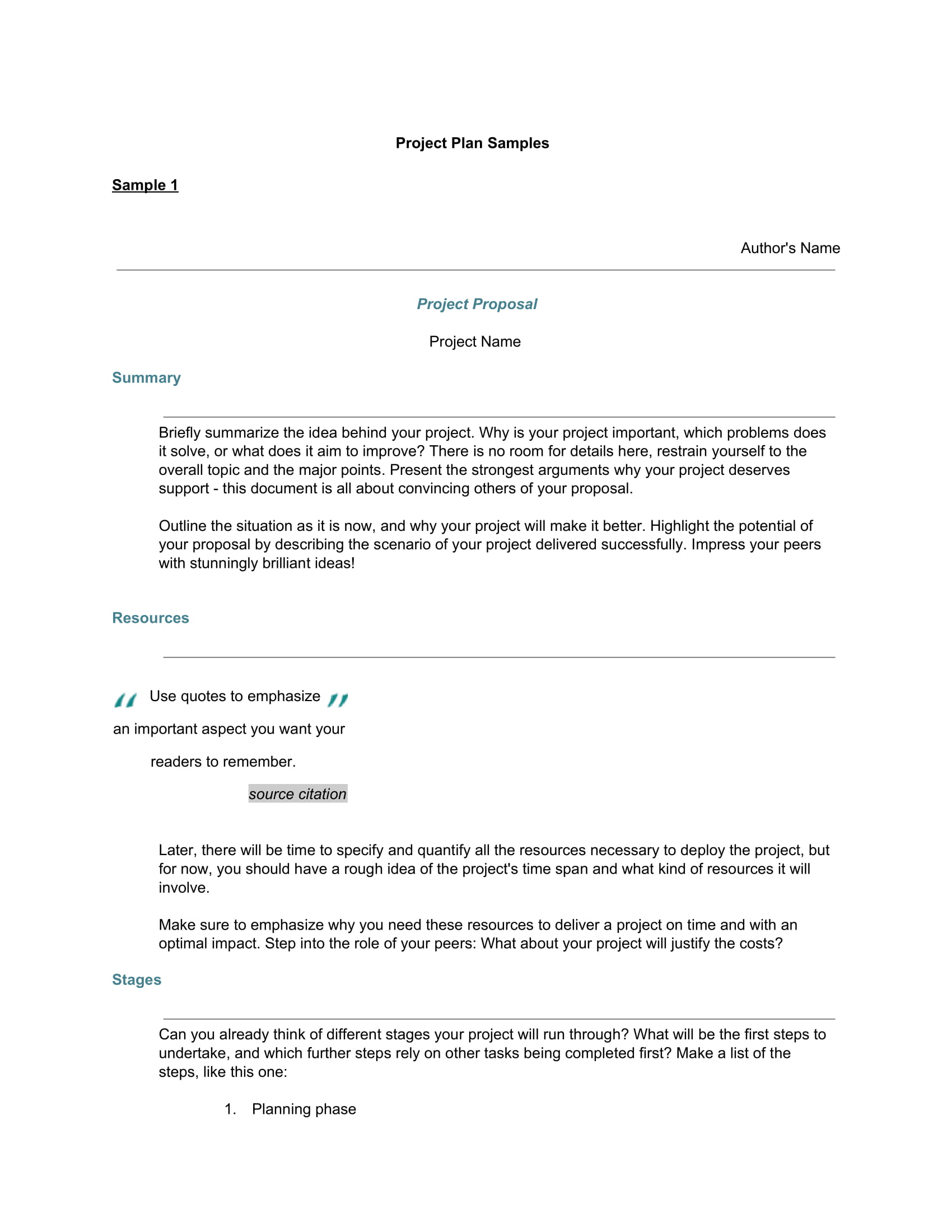 19+ Simple Project Plan Examples in PDF | MS Word | Pages ...