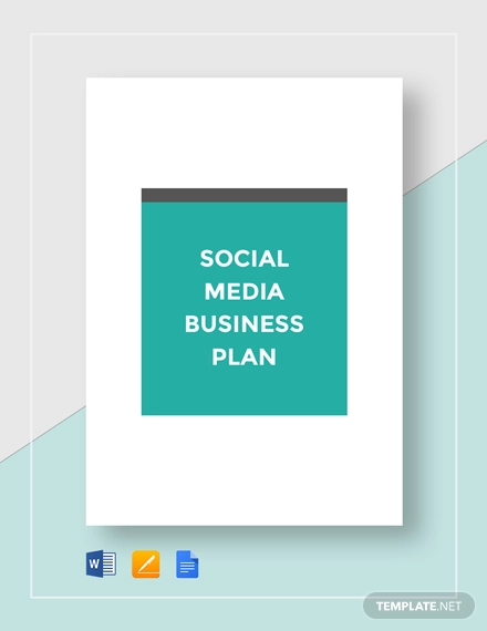 social media business plan template
