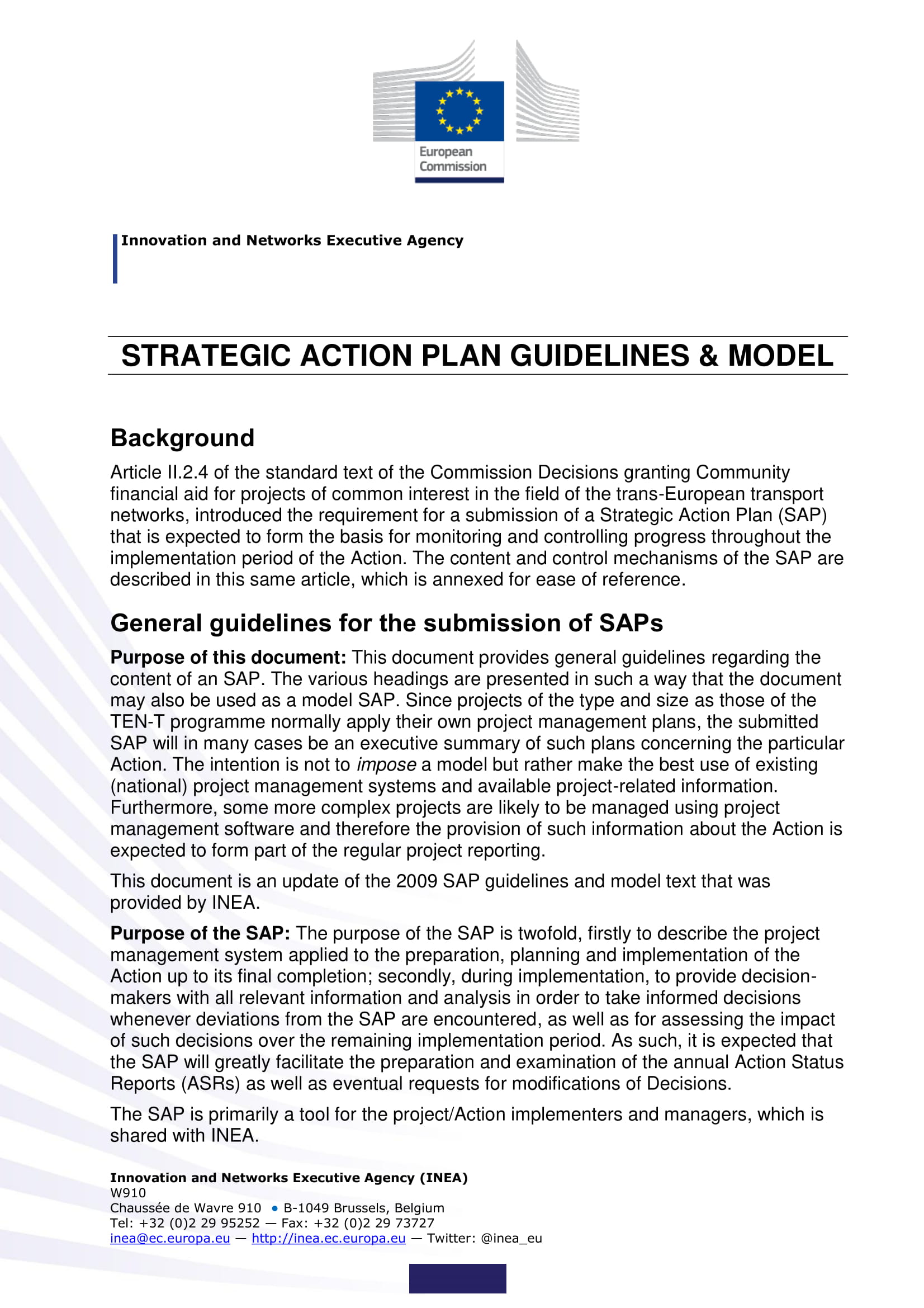 strategic action plan guidelines and model example 1