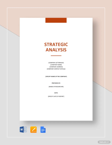 Strategic Analysis Template