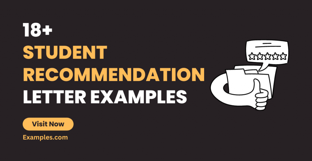 Student Recommendation Letter Examples
